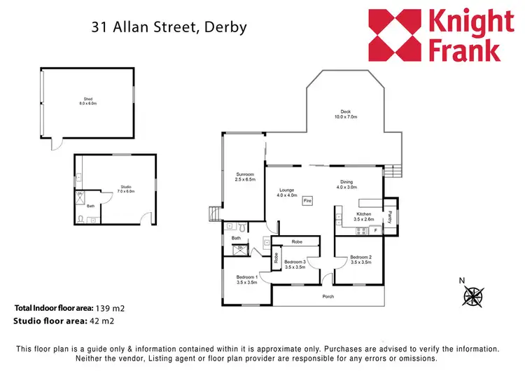 Floorplan of Homely house listing, 31 Allan Street, Derby TAS 7264