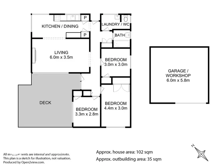 Floorplan of Homely house listing, 8749 Huon Highway, Southport TAS 7109