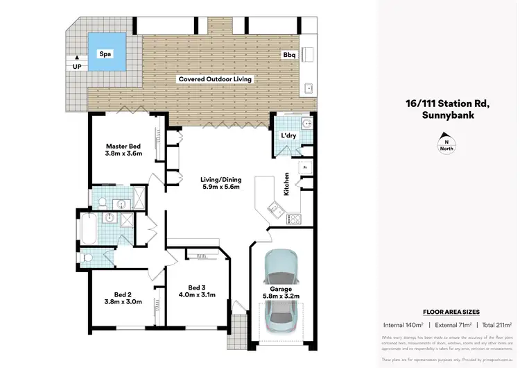 Floorplan of Homely villa listing, 16/111 Station Road, Sunnybank QLD 4109