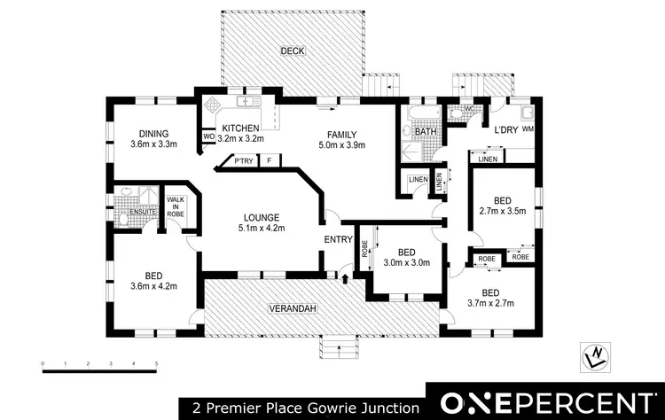 Floorplan of Homely house listing, 2 Premier Place, Gowrie Junction QLD 4352