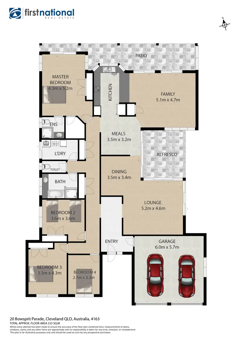 Floorplan of Homely house listing, 20 Bowsprit Parade, Raby Bay QLD 4163