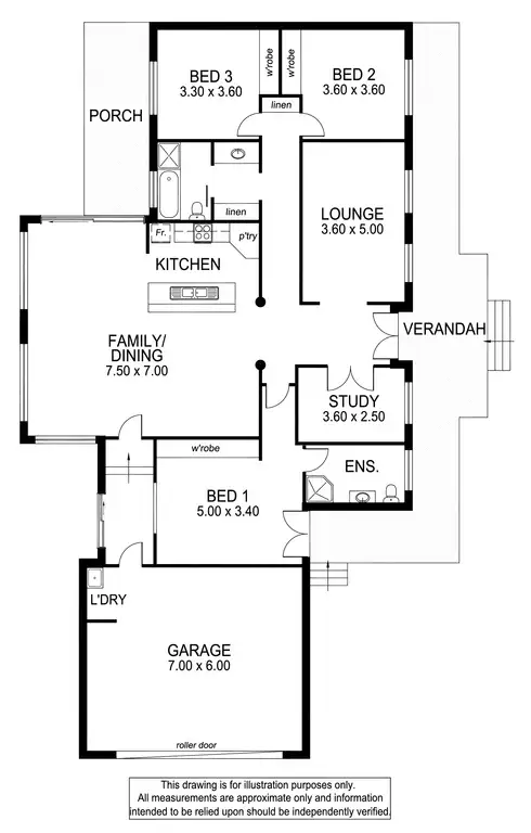 Floorplan of Homely house listing, 11 Powell Avenue, Robe SA 5276