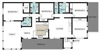 Floorplan of Homely house listing, 16 Doyle Place, Karabar NSW 2620