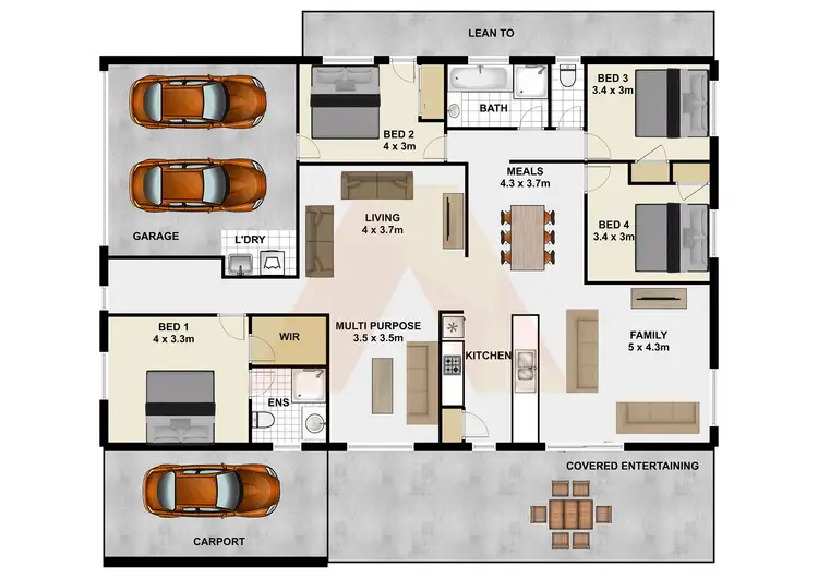 Floorplan of Homely house listing, 265 Logan Street, Eagleby QLD 4207