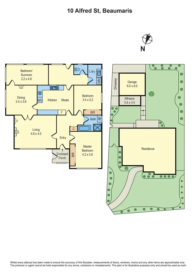 Floorplan of Homely house listing, 10 Alfred Street, Beaumaris VIC 3193