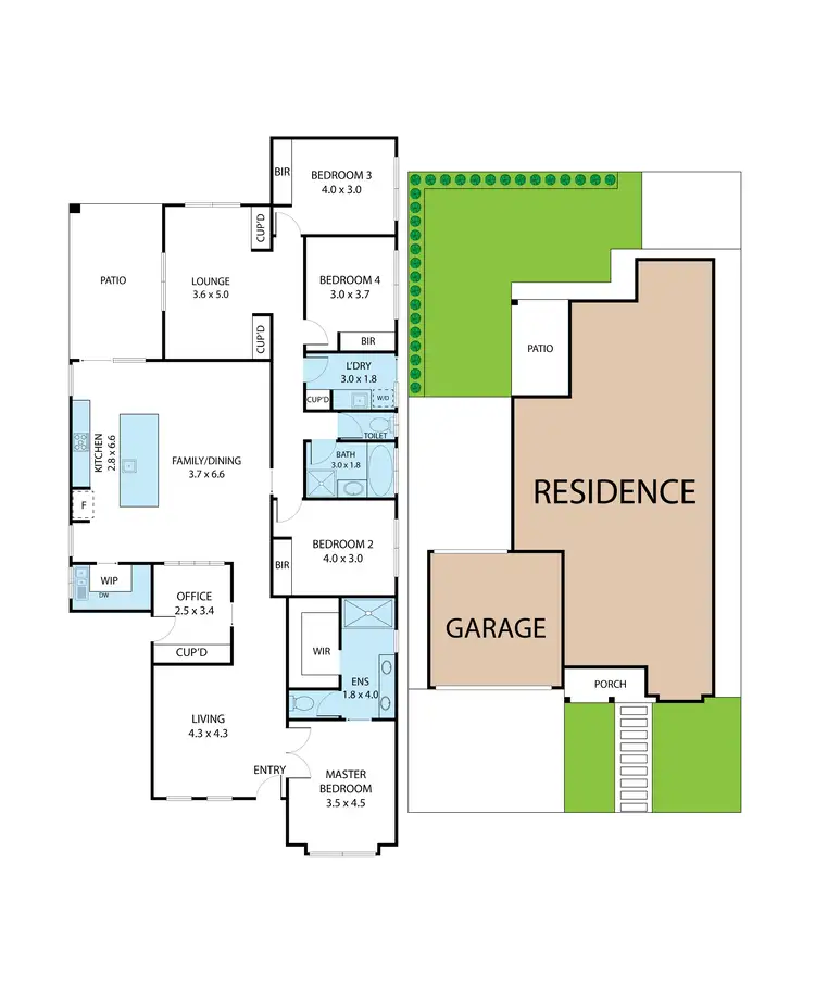 Floorplan of Homely house listing, 6 Jenolian Street, Huntly VIC 3551