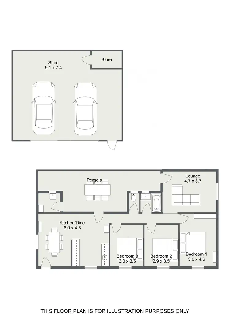 Floorplan of Homely house listing, 20 FIFTH AVENUE, Naracoorte SA 5271