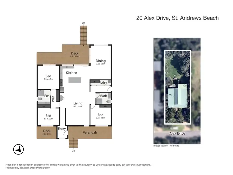Floorplan of Homely house listing, 20 Alex Dr, St Andrews Beach VIC 3941