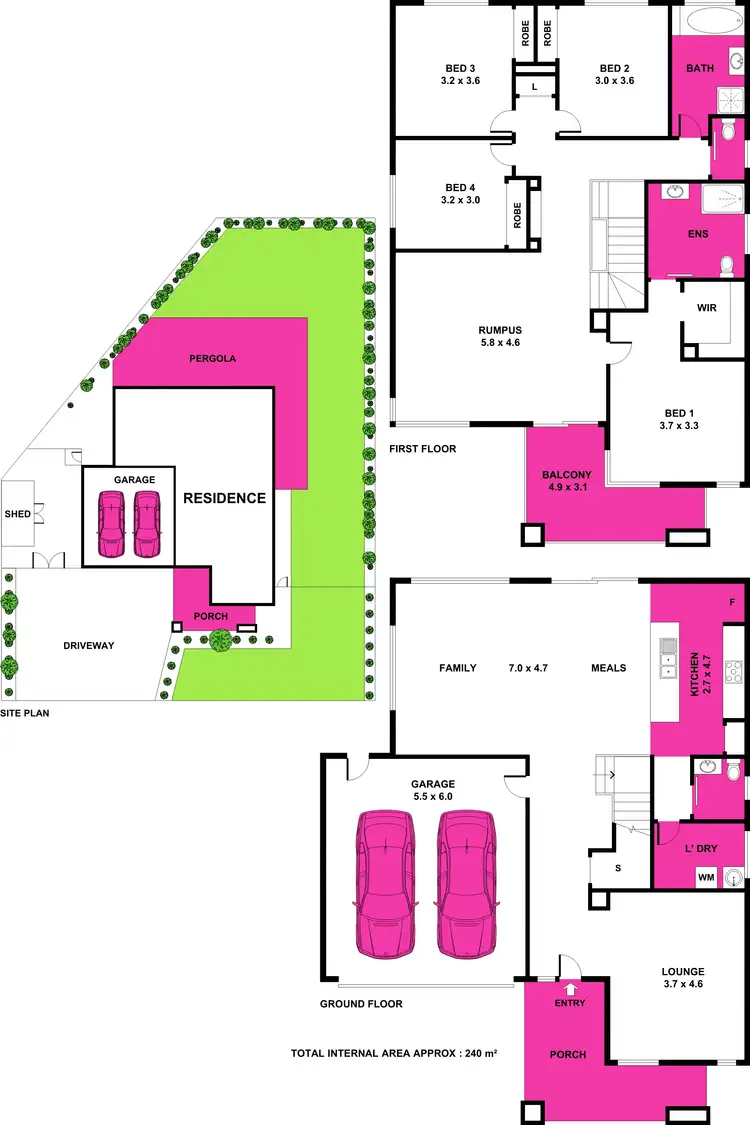 Floorplan of Homely house listing, 18-20 Honey Suckle Way, Armstrong Creek VIC 3217