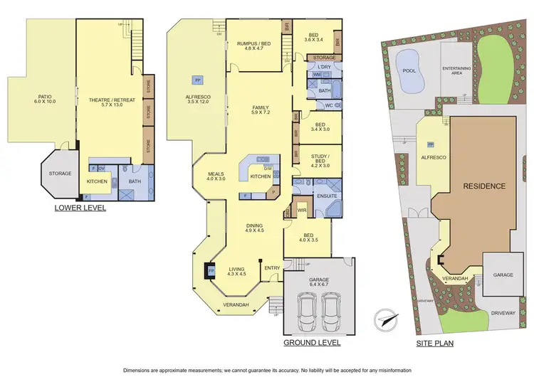 Floorplan of Homely house listing, 15 Ridgeview Terrace, Lysterfield VIC 3156