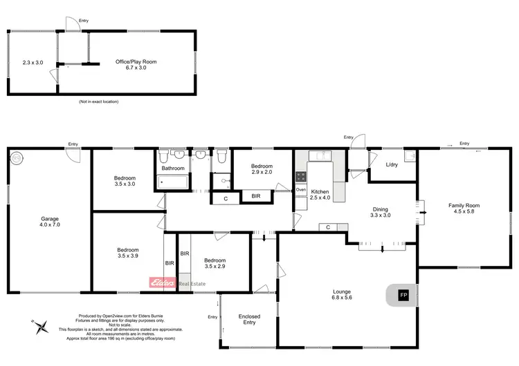 Floorplan of Homely house listing, 24 Mace Street, Montello TAS 7320