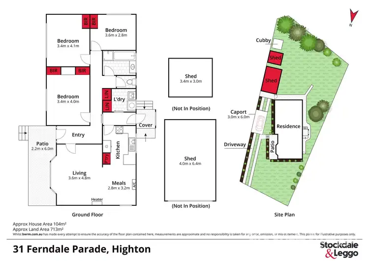Floorplan of Homely house listing, 31 Ferndale Parade, Highton VIC 3216