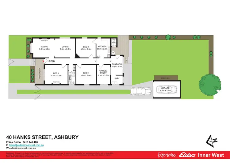 Floorplan of Homely house listing, 40 Hanks Street, Ashbury NSW 2193