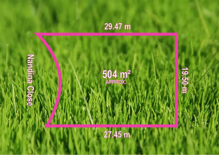 Floorplan of Homely land listing, 12 Nandina Close, Bell Park VIC 3215