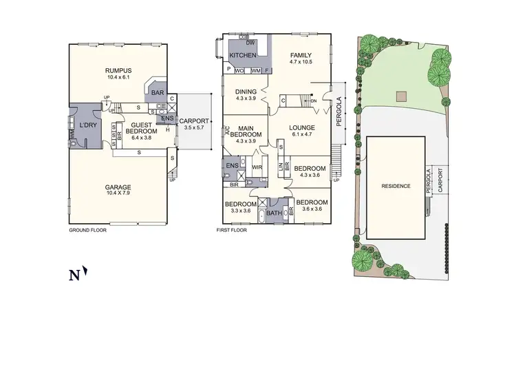 Floorplan of Homely house listing, 126 Lauriston Drive, Coldstream VIC 3770