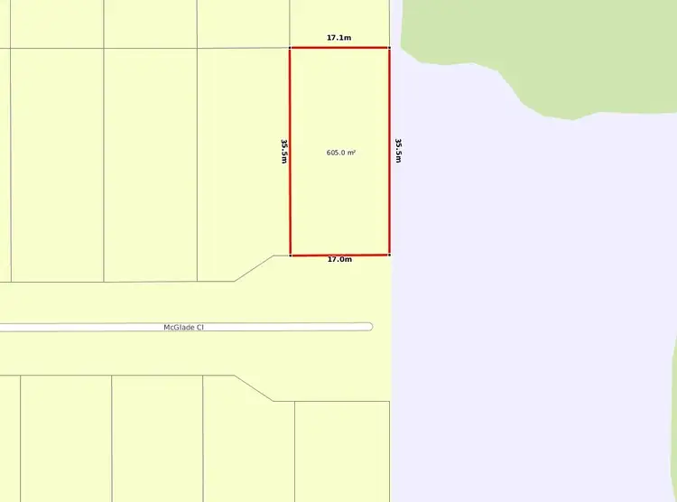 Floorplan of Homely land listing, 39 McGlade Close, Bremer Bay WA 6338