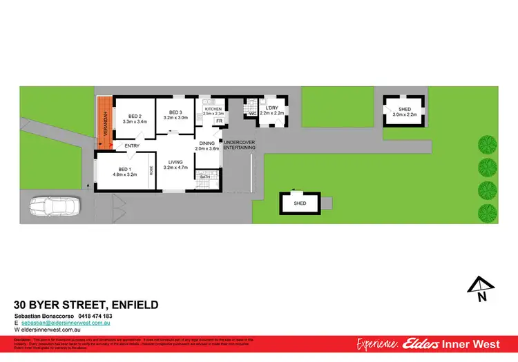 Floorplan of Homely house listing, 30 Byer Street, Enfield NSW 2136