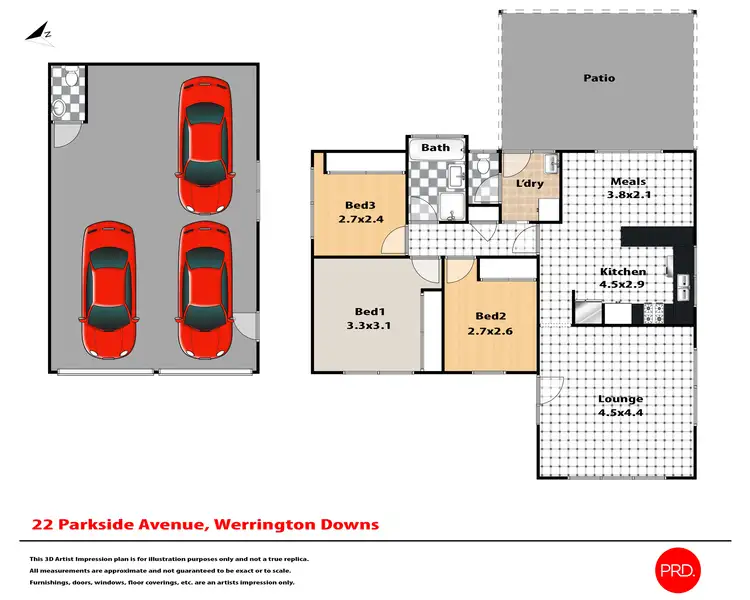 Floorplan of Homely house listing, 22 Parkside Avenue, Werrington Downs NSW 2747