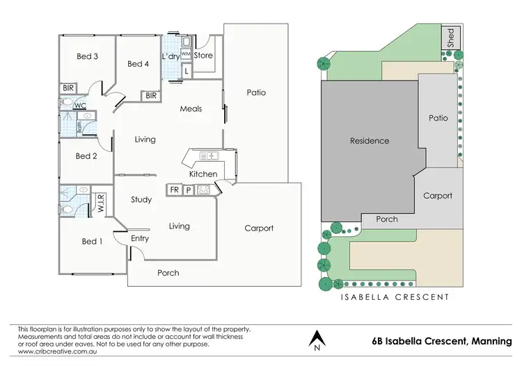 Floorplan of Homely house listing, 6b Isabella Crescent, Manning WA 6152