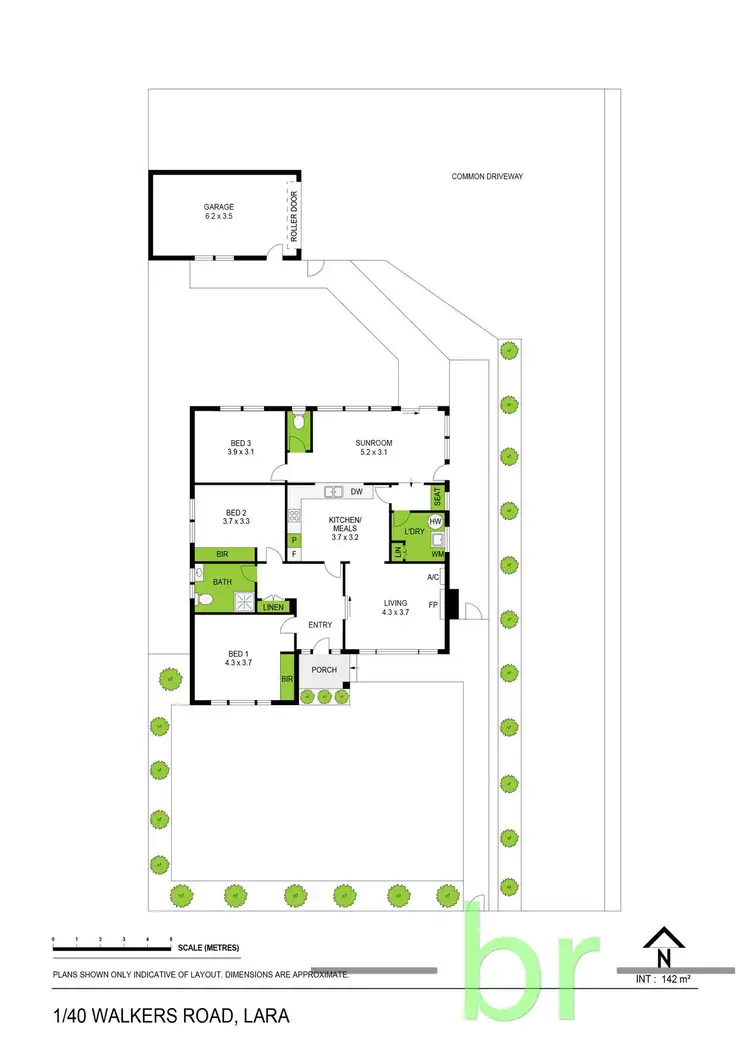 Floorplan of Homely house listing, 1/40 Walkers Road, Lara VIC 3212