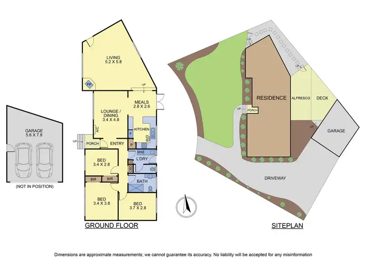 Floorplan of Homely unit listing, 1/14 Bent Court, Wantirna South VIC 3152