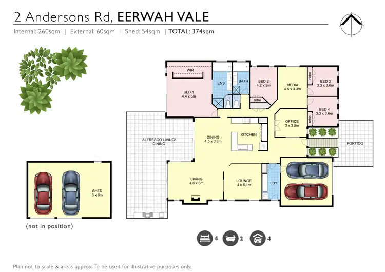 Floorplan of Homely house listing, 2 Anderson Road, Eerwah Vale QLD 4562