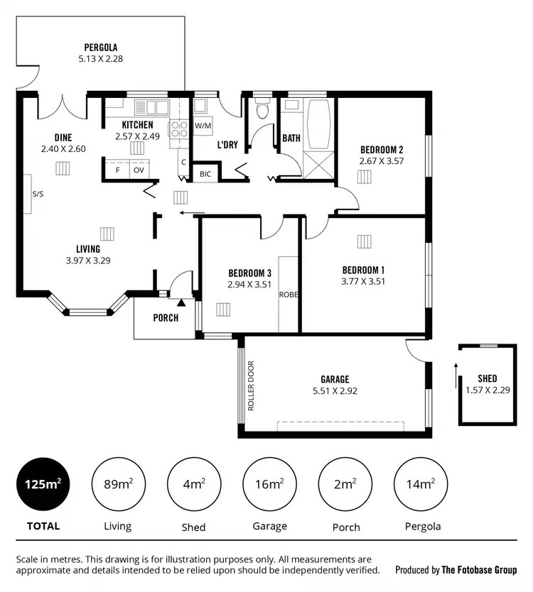 Floorplan of Homely unit listing, 3/420 Portrush Road, Linden Park SA 5065