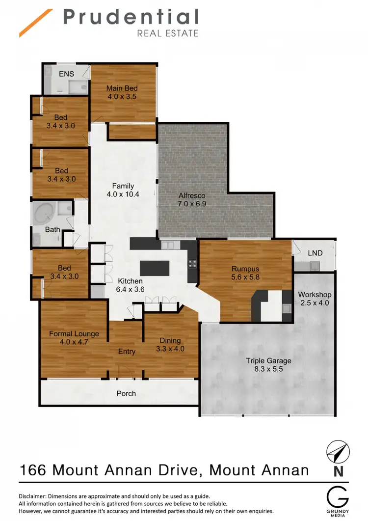 Floorplan of Homely house listing, 166 Mount Annan Drive, Mount Annan NSW 2567