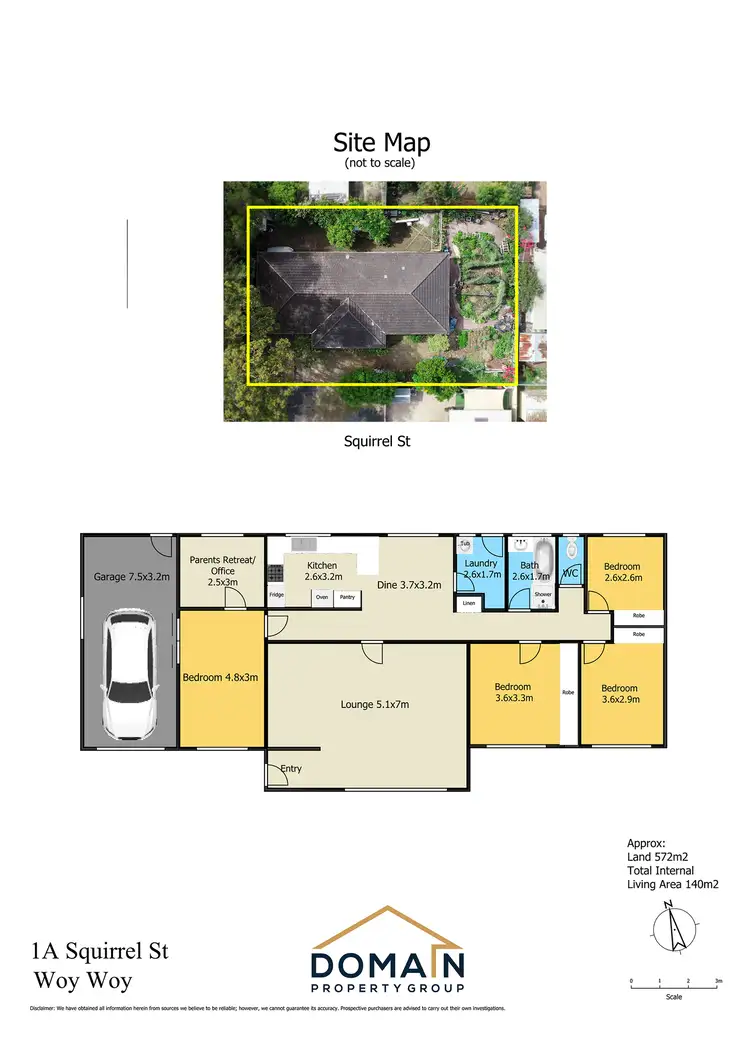 Floorplan of Homely house listing, 1A Squirrel Street, Woy Woy NSW 2256