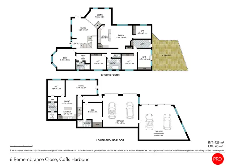 Floorplan of Homely house listing, 6 Remembrance Close, Coffs Harbour NSW 2450