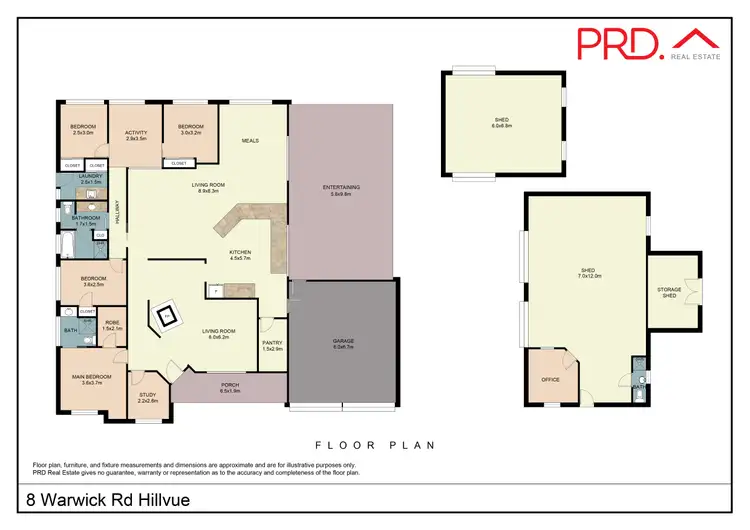 Floorplan of Homely house listing, 8 Warwick Road, Tamworth NSW 2340