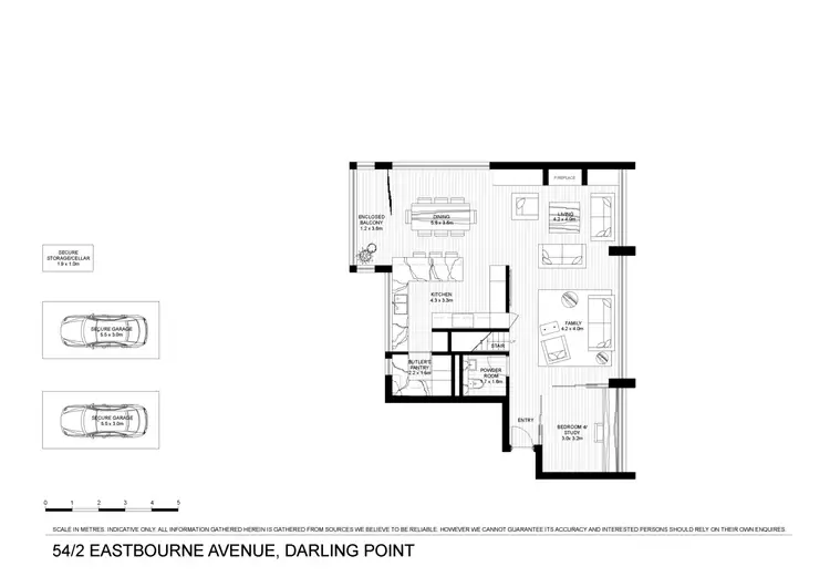 Floorplan of Homely apartment listing, 54/2 Eastbourne Road, Darling Point NSW 2027