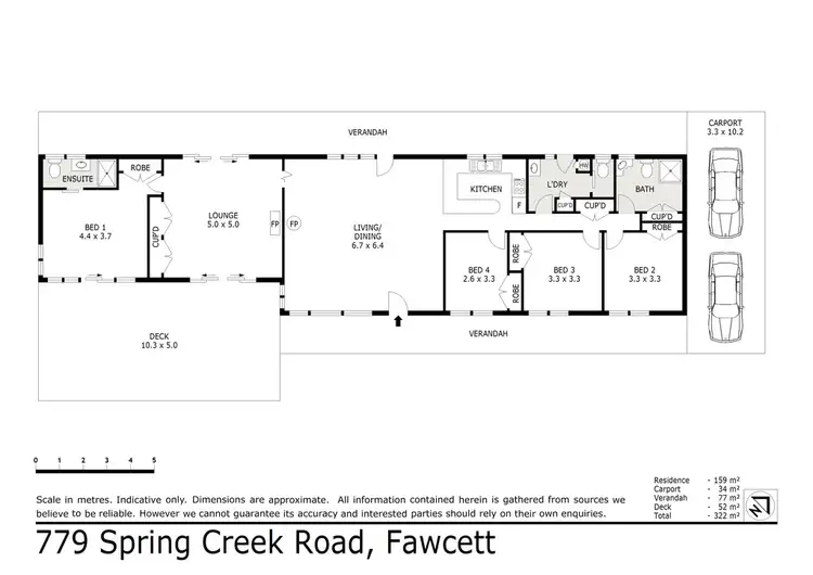 Floorplan of Homely rural property listing, 779 Spring Ck Road, Fawcett VIC 3714