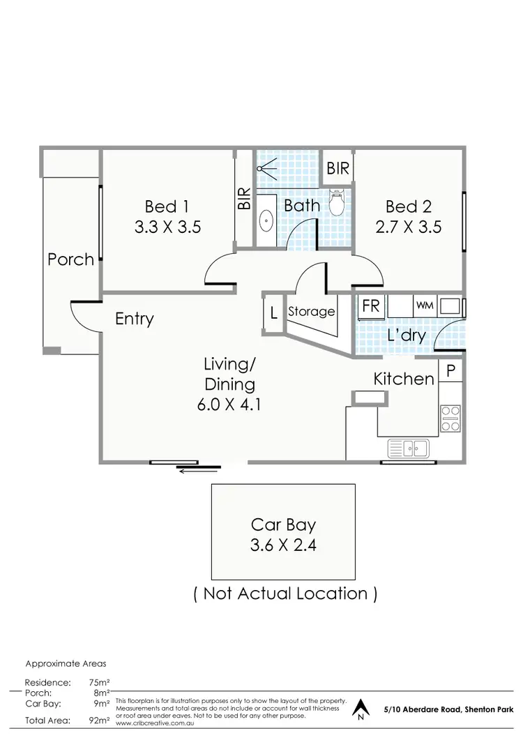 Floorplan of Homely unit listing, 5/10 Aberdare Road, Shenton Park WA 6008