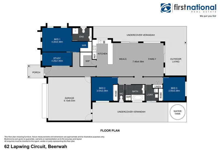Floorplan of Homely house listing, 62 Lapwing Cct, Beerwah QLD 4519