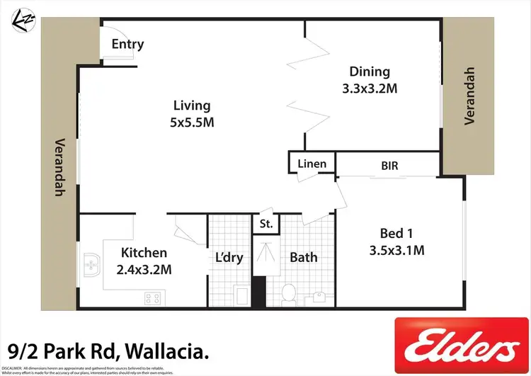 Floorplan of Homely apartment listing, 9/2 Park Road, Wallacia NSW 2745