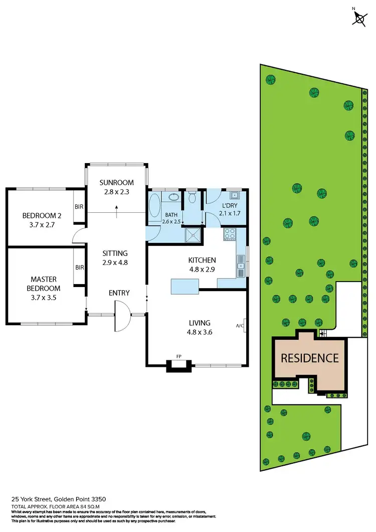 Floorplan of Homely house listing, 25 York Street, Golden Point VIC 3350
