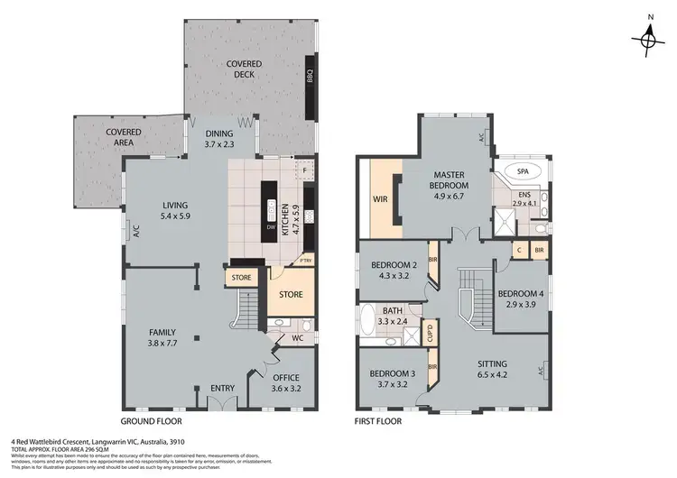 Floorplan of Homely house listing, 4 Red Wattlebird Crescent, Langwarrin VIC 3910