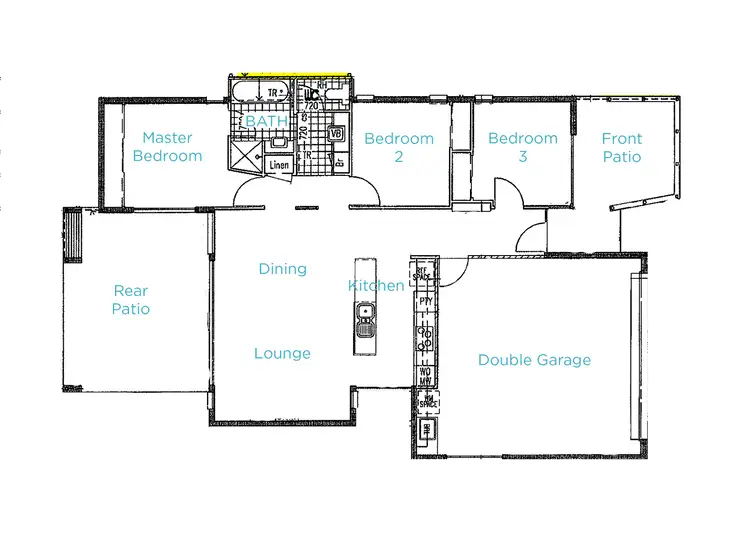Floorplan of Homely house listing, 8 Leonardi Court, Kirwan QLD 4817