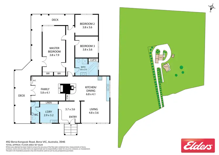 Floorplan of Homely rural property listing, 492 BENA-KONGWAK ROAD, Bena VIC 3946