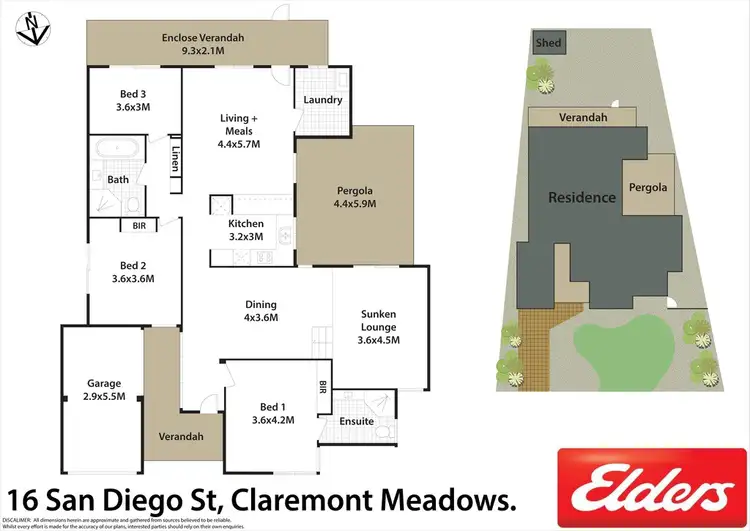 Floorplan of Homely house listing, 16 San Diego Street, Claremont Meadows NSW 2747