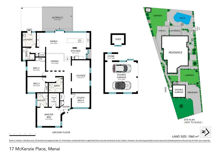 Floorplan of Homely house listing, 17 McKenzie Place, Menai NSW 2234
