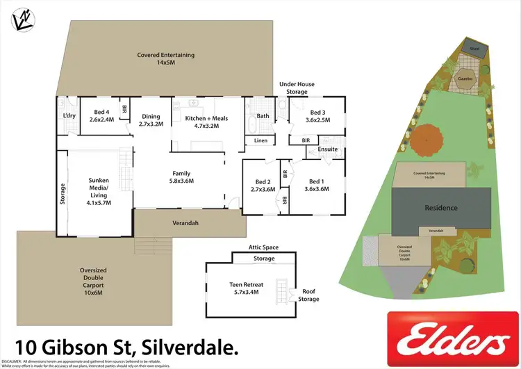Floorplan of Homely house listing, 10 Gibson Street, Silverdale NSW 2752