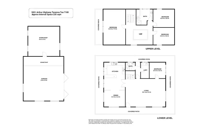 Floorplan of Homely house listing, 5831 Arthur Highway, Taranna TAS 7180