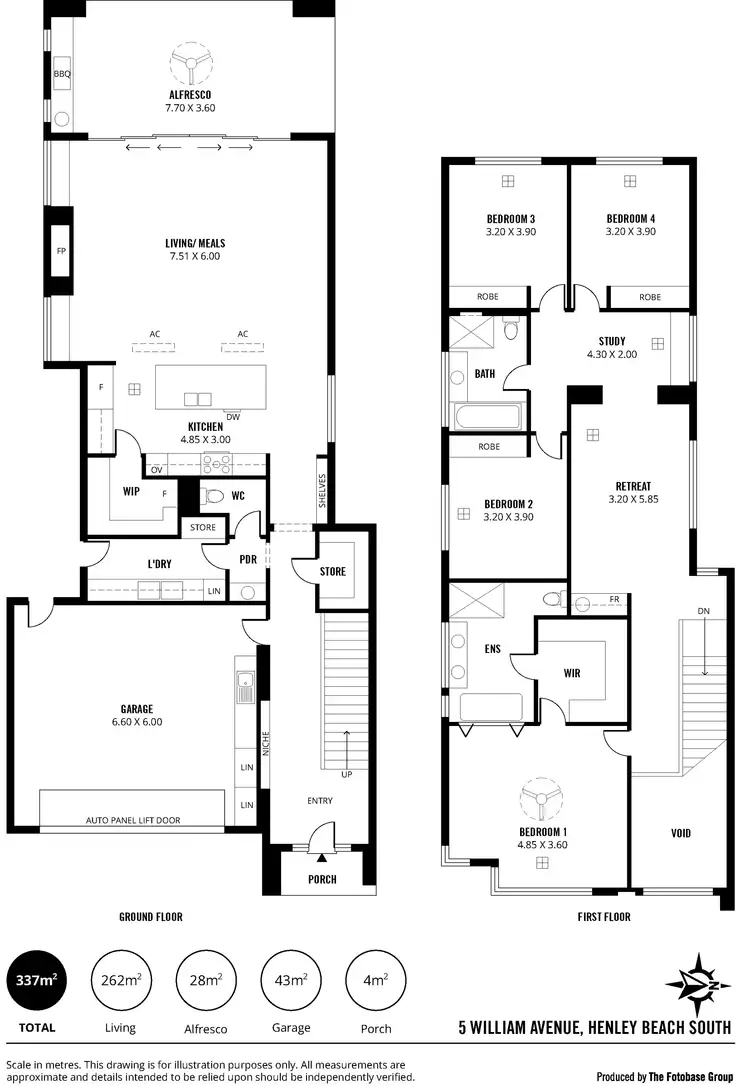 Floorplan of Homely house listing, 5 William Avenue, Henley Beach South SA 5022