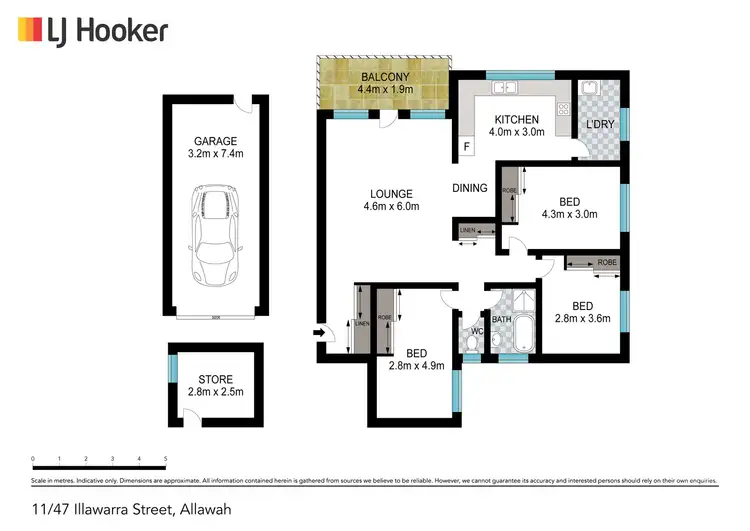 Floorplan of Homely unit listing, 11/47 Illawarra Street, Allawah NSW 2218