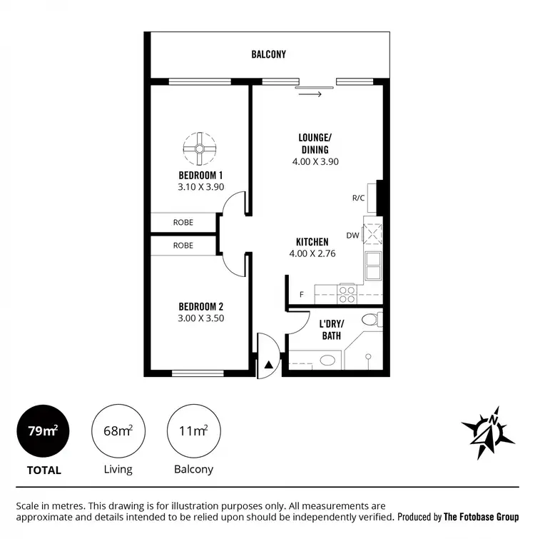 Floorplan of Homely apartment listing, 17/13-19 Hurtle Parade, Mawson Lakes SA 5095
