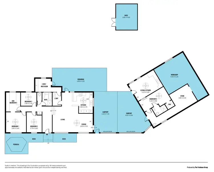 Floorplan of Homely house listing, 13 Oliver Crescent, Port Noarlunga SA 5167