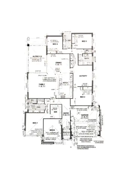 Floorplan of Homely house listing, 19 Leroy Way, Piara Waters WA 6112