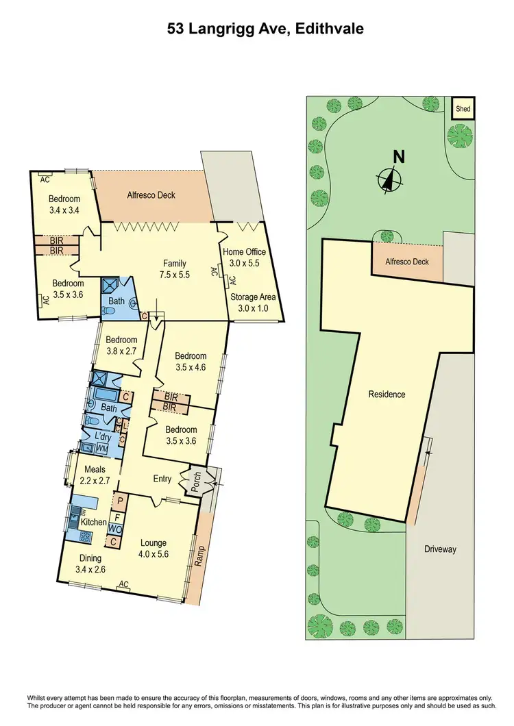 Floorplan of Homely house listing, 53 Langrigg Avenue, Edithvale VIC 3196